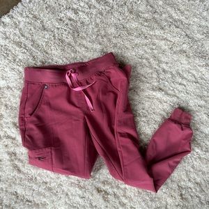 XSP FIGS pink joggers